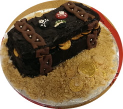 treasure chest cake